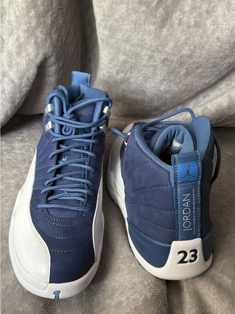 Jordan Men's Sneaker - Stone Blue / Legend Blue